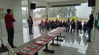 Câmara recebe visita do 1º ano e 2º ano B da Escola Rainha dos Apóstolos